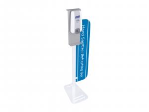 REAE-906 Hand Sanitizer Stand w/ Graphic